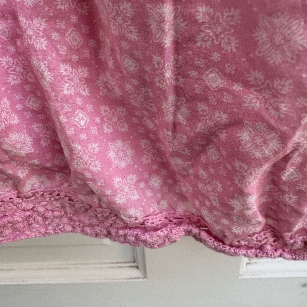 Baby GAP 3T Girls Pink Floral Pattern Camisole Sleeveless Blouse Top - Picture 3 of 5